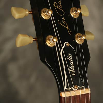 1994 Gibson Les Paul Studio Black/Ebony with GOLD hardware image 10