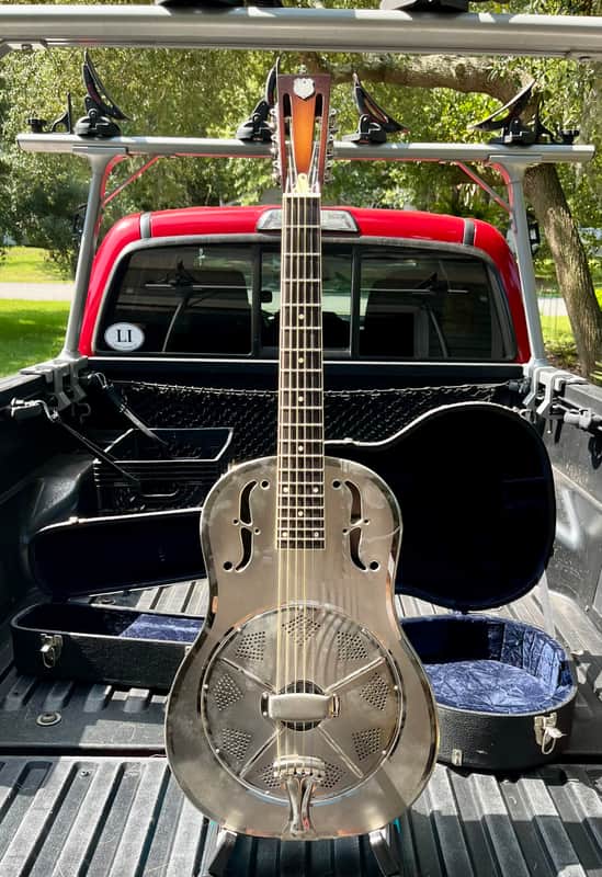 Rare 2002 National Resophonic Model Etched N Guitar image 1