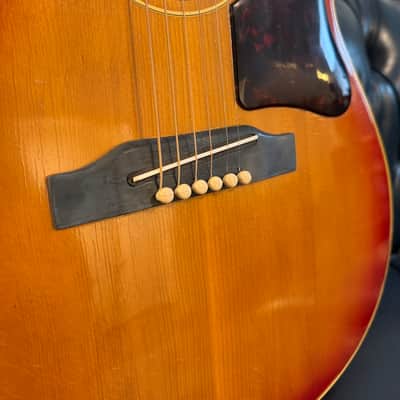 MINT! 1966 Gibson B-25 - Sunburst / Cherryburst, with original case image 9