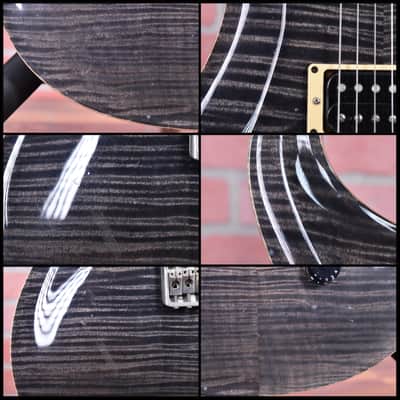 PRS Custom 24 Flame Maple 10 Top Transparent Grey Black 1997 w/OHSC image 14