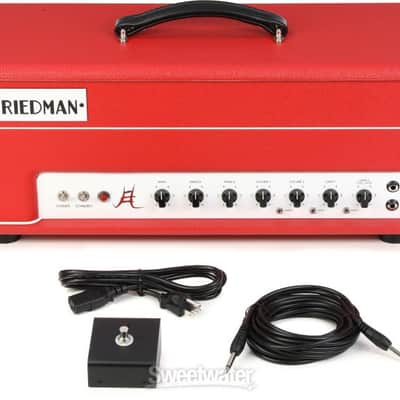 Friedman JEL-50 Jake E. Lee Signature 50-watt Tube Head - Red Bronco Tolex (JEL-50d4) image 5