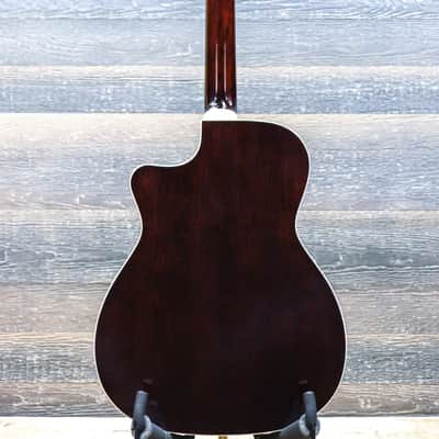 Guild OM-140CE Antique Burst Spruce Top Orchestra Cutaway Acoustic Electric Guitar image 3