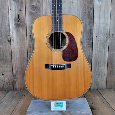 Martin D-28 Herringbone (HD-28) 1946 No Cracks, original finish, fresh neck reset and refret- Natural image 1