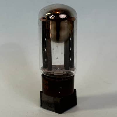 1962 RCA 5R4GYB Vintage Brown Base Black Plate Side D Getter Rectifier Tube!T467 image 2