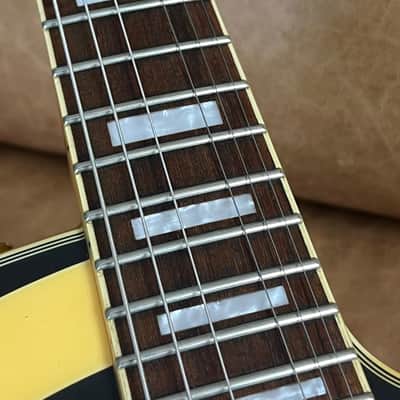 RARE 2003 Epiphone Les Paul Custom Zakk Wylde Signature | Antique Ivory with Bullseye image 9