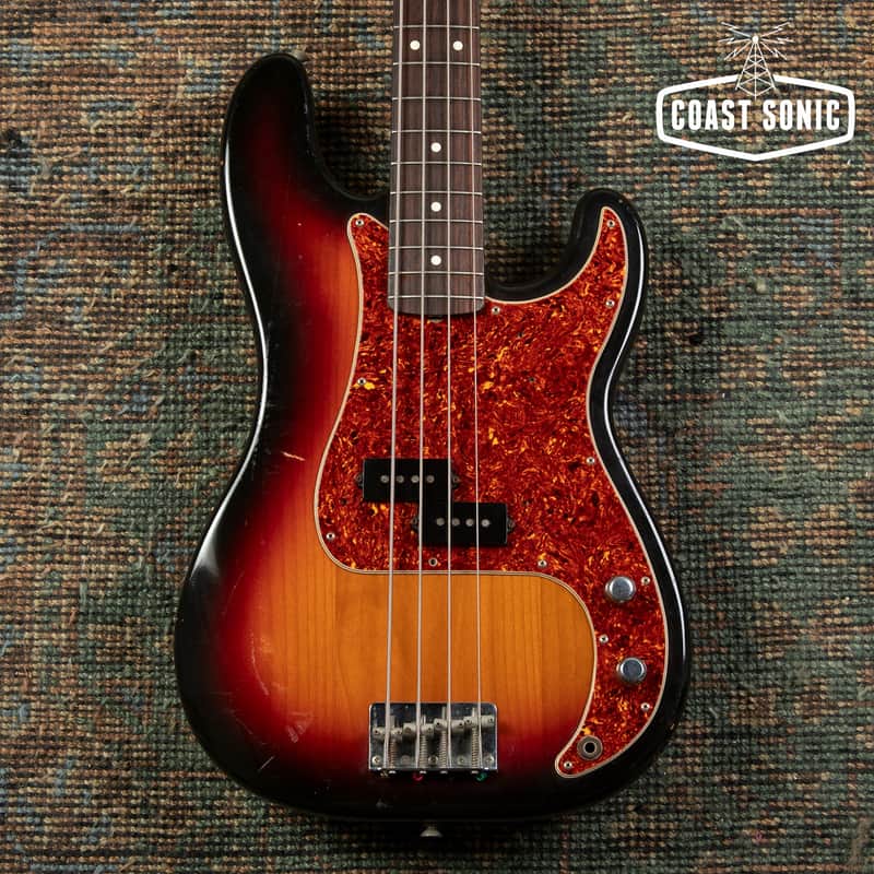 1991 Fender American Vintage Reissue '62 P Bass Precision AVRI w/case image 1