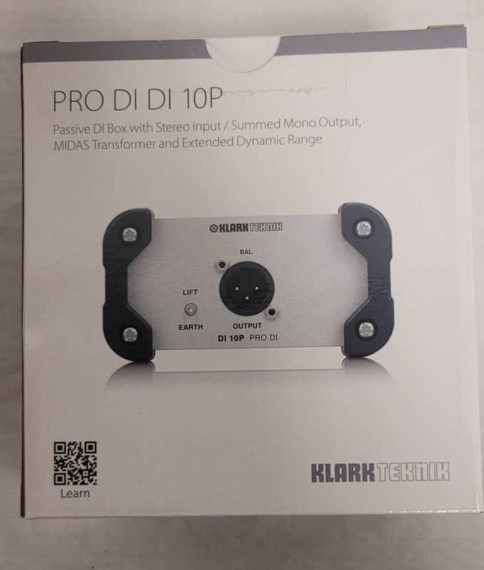 Klark Teknik DI 10P Passive Direct Box 2021 - Present - Silver image 1