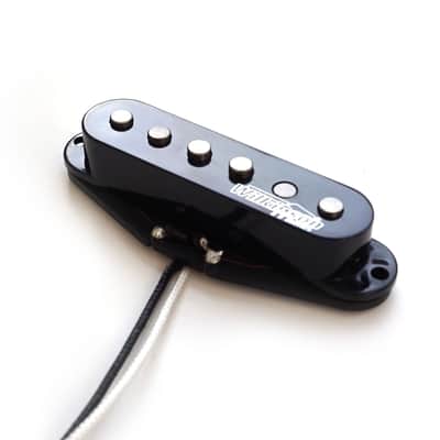 Wilkinson WVS Vintage Single Coil Pickup Alnico V for Stratocasters - Bridge (Black) image 1