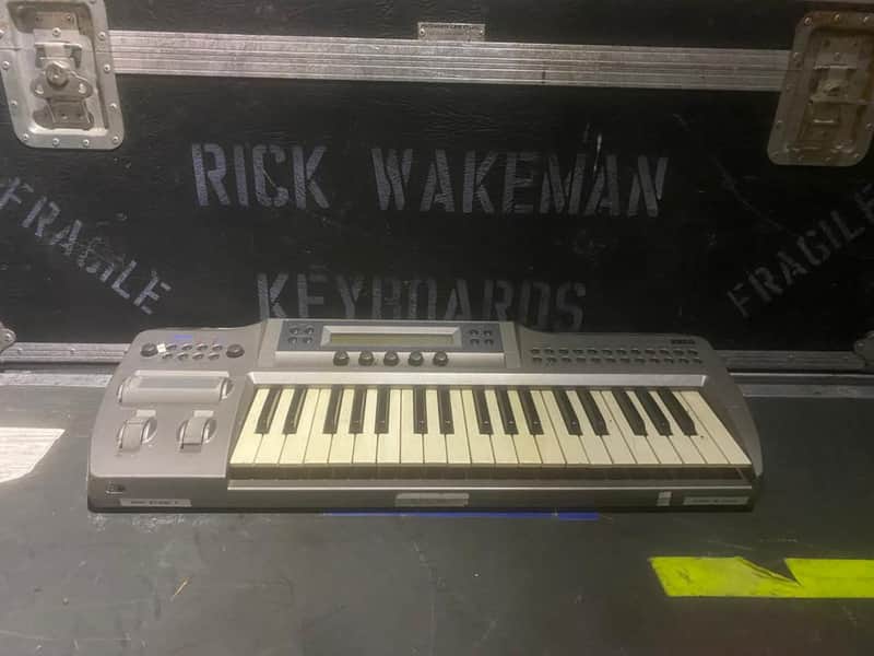 Korg Prophecy Synth owned and used by Rick Wakeman of YES 1991 Silver image 1