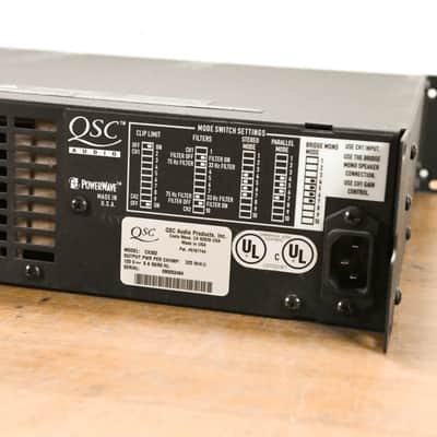 QSC CX302 2-Channel Power Amplifier CG0127H image 7