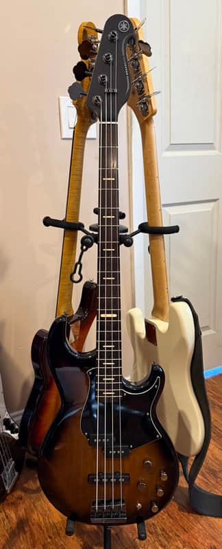 Yamaha BB734A-DCS 4-String with Active Electronics 2010s - Dark Coffee Sunburst image 1