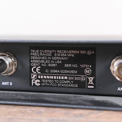 Sennheiser EM 300 G2 Wireless Receiver - 518-554 MHz (NO POWER SUPPLY)-Wireless CG01BP3 image 10