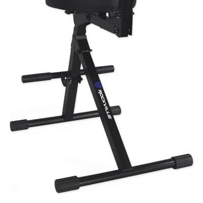 Rockville RDS42 Portable DJ/Guitar/Drum/Keyboard Padded Throne/Chair Adjustable image 4