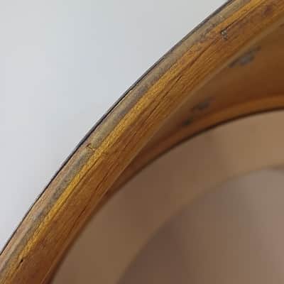 Slingerland 14x24" Jazz Rock Bass Drum Virgin 1970 3Ply Chrome Over Wood COW USA image 14