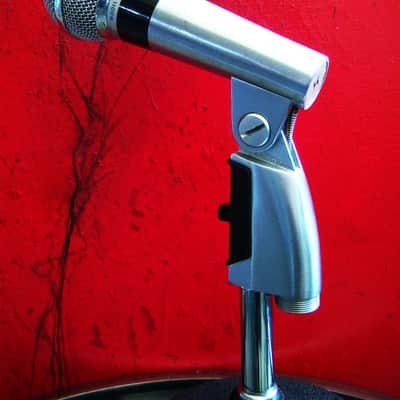 Vintage 1970's Shure 565S dynamic cardioid microphone Low Z Satin Chrome w accessories SM58 565SD 565 # 3 image 12
