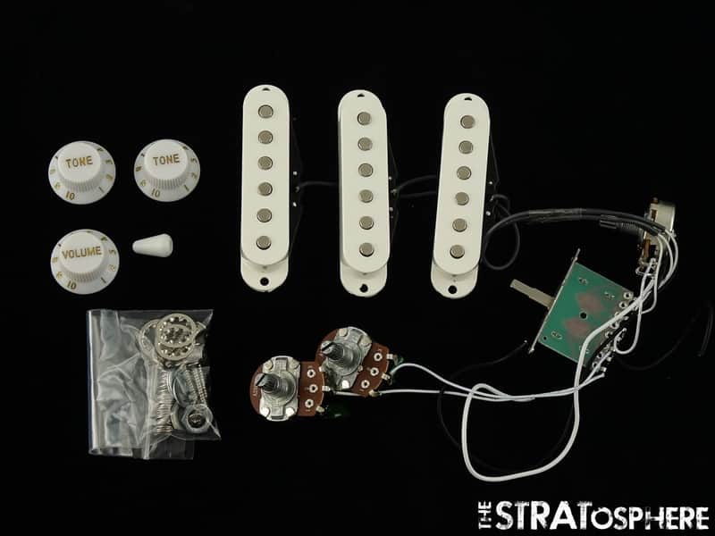 Fender Squier Affinity Series Strat PICKUPS POTS + KNOBS, Stratocaster! image 1