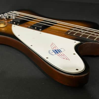 Gibson USA Vintage Thunderbird '76 Bicentennial Vintage Bartolini HI-A Pickups 1976 - Sunburst w/ Sewman Custom Bag image 9
