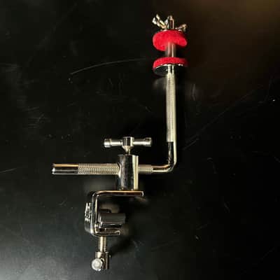 A&F Nickel Hoop Mounted Bass Drum Hoop Cymbal Clamp and L-Arm (Box C) image 2