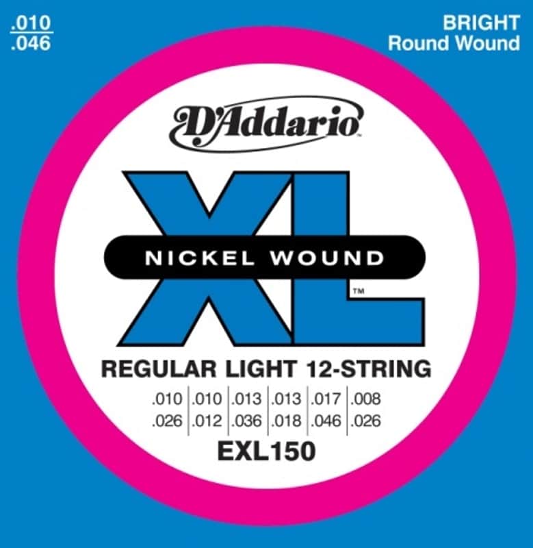 D'Addario EXL150 Regular Light 12-String Electric Guitar Strings image 1