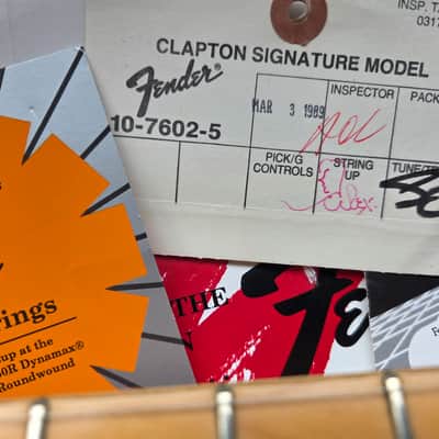 Fender Eric Clapton Artist Series Stratocaster with Lace Sensor Pickups 1989 7up Green image 5