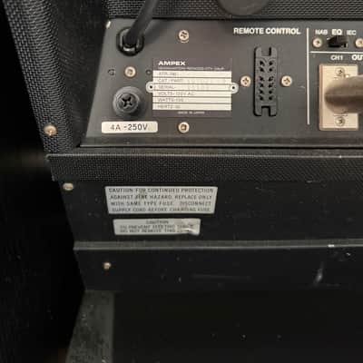Ampex ATR-700 Two-track reel to reel recorder with remote image 10