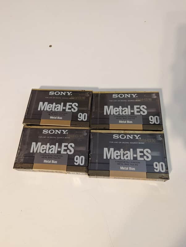 Nos Sony Metal-ES 90 A 1980s Tape Cassette image 1