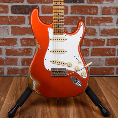 Fender Custom Shop SR25-69 Stratocaster Heavy Relic Aged Candy Tangerine 2025 w/OHSC image 1