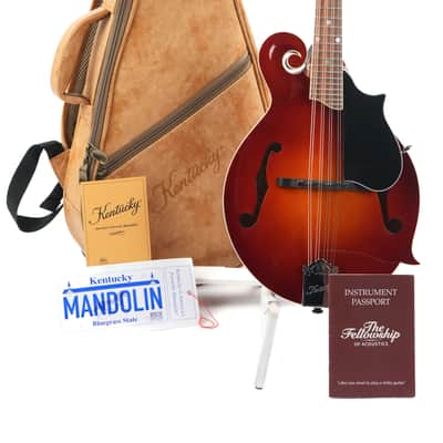 Kentucky KM755 F Style Mandolin Amberburst image 3