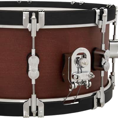 PDP by DW Concept Classic 14" Snare Drum - Blood Shell w/ Ebony Hoops image 3