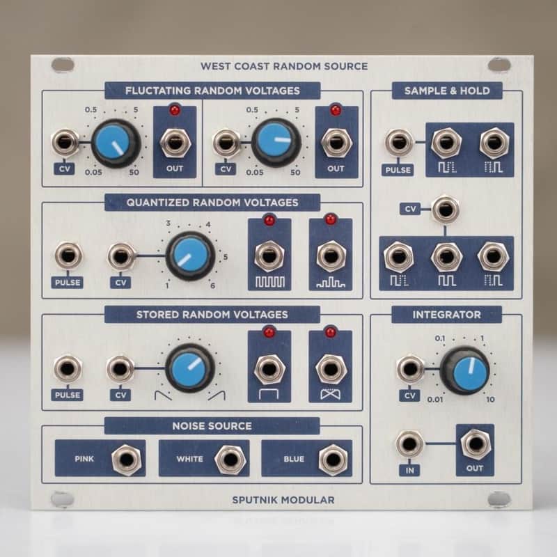 Sputnik Modular West Coast Random Source Module w/ Tiptop Stackcables #58569 image 1