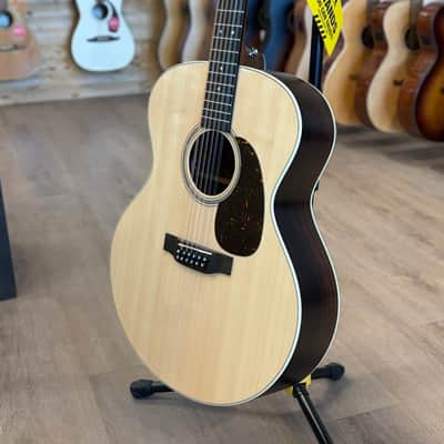 Martin Grand J-16E 12-string - Ebony Fingerboard, Natural, Used image 4
