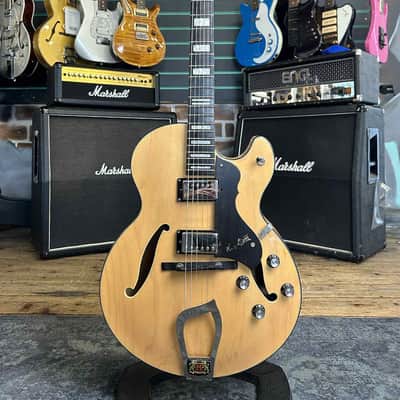 Hagstrom HJ500 Gloss Natural 2006 Hollow Body Electric Guitar image 1