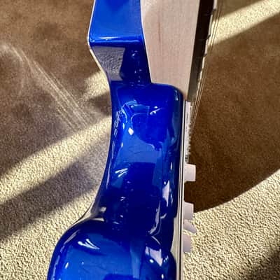 SX VTG Vintage Series Candy Blue Stratocaster Left Handed image 7