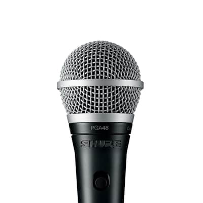 Shure PGA48-XLR Dynamic Vocal Microphone with XLR cable image 1