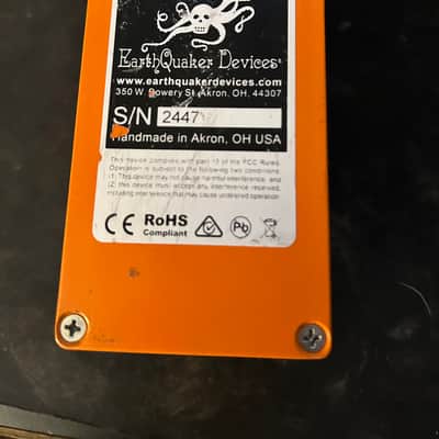 EarthQuaker Devices Special Cranker Overdrive - Tested, S/N 2447 image 6
