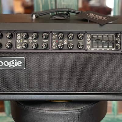 Mesa Boogie Mark V 90-Watt Black Suede Tube Amplifier Head For Electric Guitar image 1