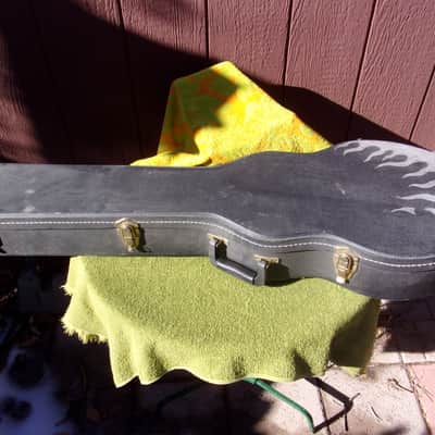 Memphis, set neck, single cut (LP copy), MIJ, 1970's, cherry sunburst, Duncans, case, volute, CIPOLLINA image 25