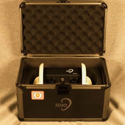 3dio Free Space FS XLR Binaural Mic Pair c. 2019 image 2