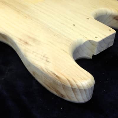 Aged Barnwood Pine Strat Style body - 2lbs12oz #3685 *IMPORT CHARGES INCLUDED image 8