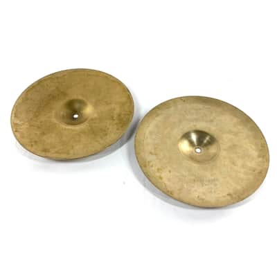 Used Zildjian 13 A Quick Beat/Z Dyno Beat Vintage Hi Hat Cymbals image 2