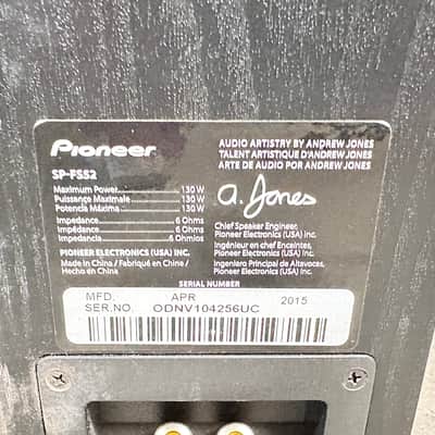Dennis Murphy Pioneer Andrew Jones SP-FS52 Floorstanding Speakers image 9