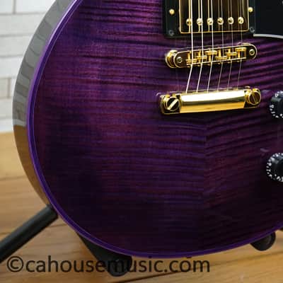 Gibson Custom Shop Les Paul Custom Figured - Purple Widow image 4