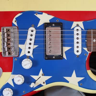 Fender Wayne Kramer Artist Series Signature Stratocaster 2011 Stars & Stripes image 5