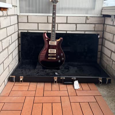 PRS Paul Reed Smith (PRS) Wood Library McCarty 594 with a Korina body and Burgundy Metallic finish 2022 - Burgundy Metallic finish image 4
