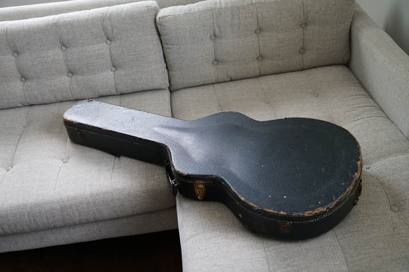 Gibson Lifton Hard Case For Gibson ES-335/345/355/330 1960s - Black/Orange image 1