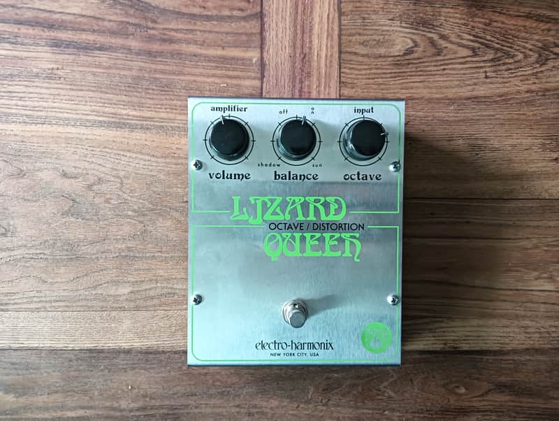 Electro-Harmonix / JHS "Big Box" Lizard Queen Octave Fuzz 2023 - Silver / Green image 1