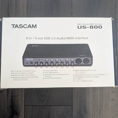 *NEW OLD STOCK* TASCAM US-800 Interface Audio/MIDI USB 2.0 Mac & Windows BRAND NEW Black image 5