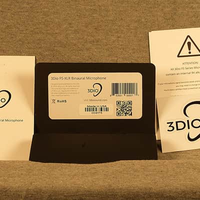 3dio Free Space FS XLR Binaural Mic Pair c. 2019 image 8