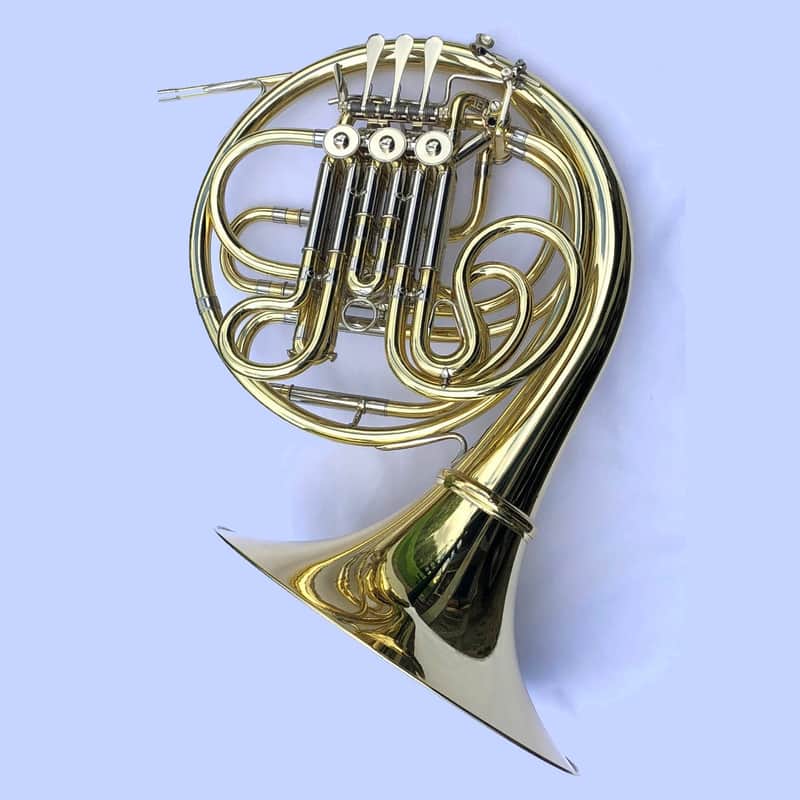 Stephens Series II Schmidt Style Bb/F Double Horn - Raw Brass image 1