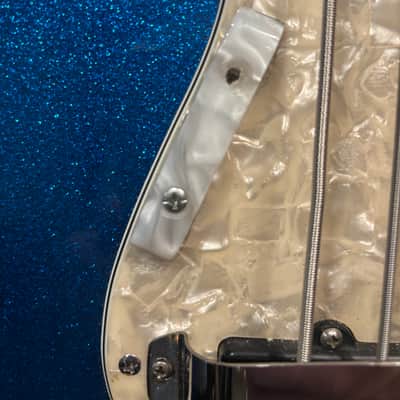 Fender Custom Shop Masterbuilt John Suhr "Grand Finale" Jazz Bass V 1997 - Blue Flake image 13